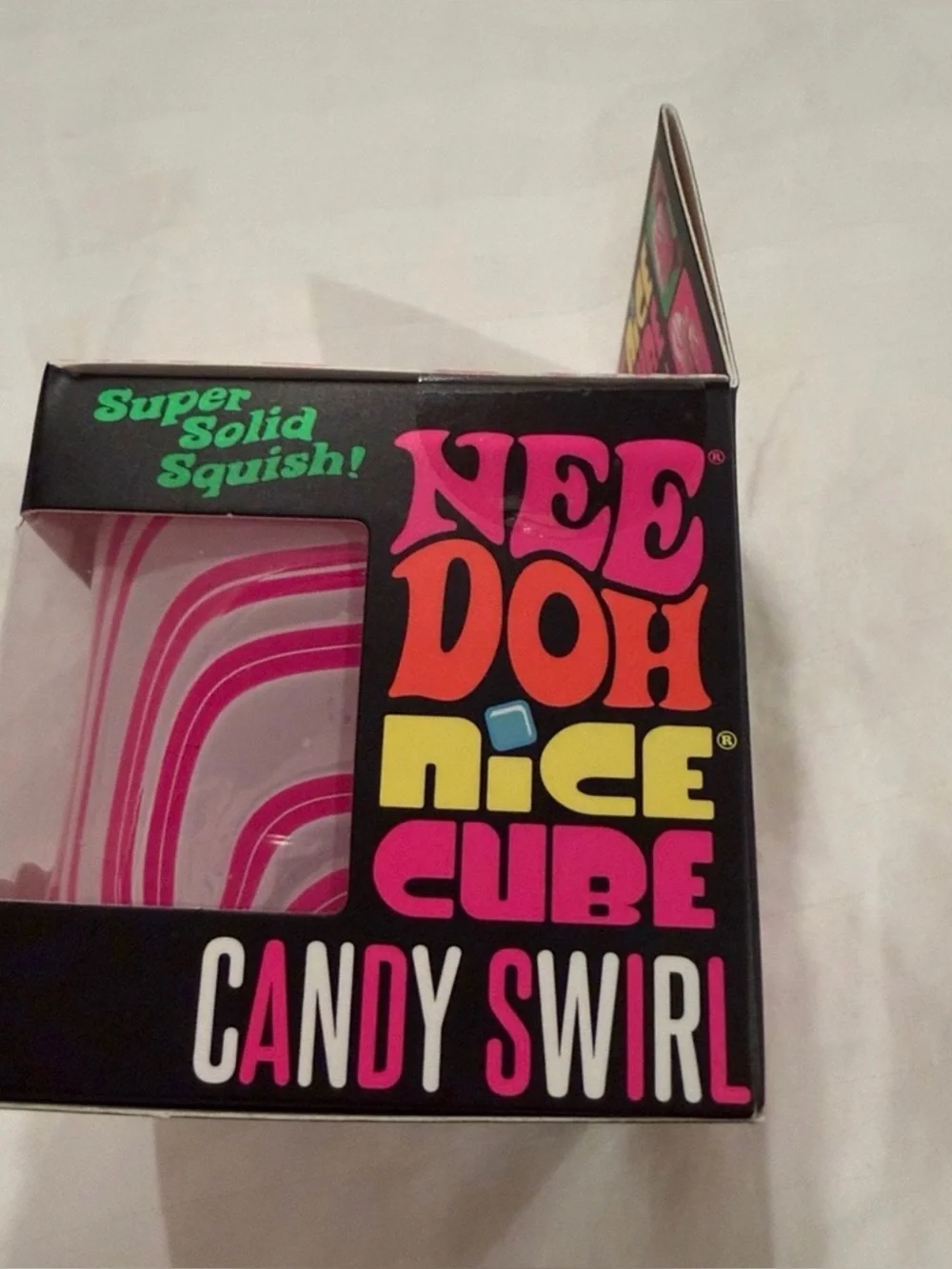 Needoh Nice Cube Candy Swirl - Pink